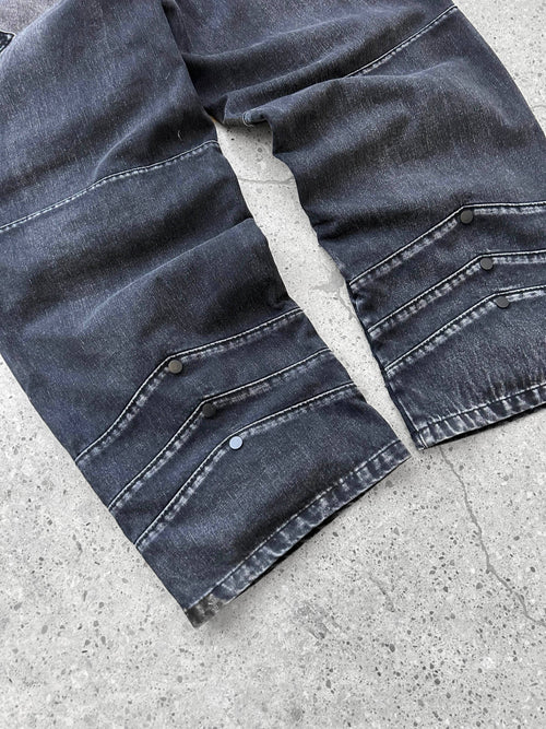 "WINTER ARMOR" Black Cargo Pants