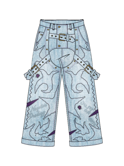 "ADVENTURES" Jeans
