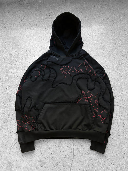 "LEVEL UP" Hoodie Black