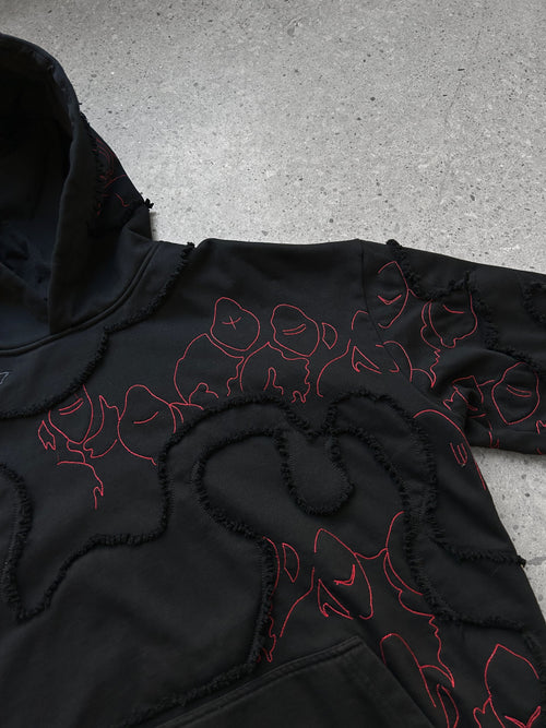 "LEVEL UP" Hoodie Black
