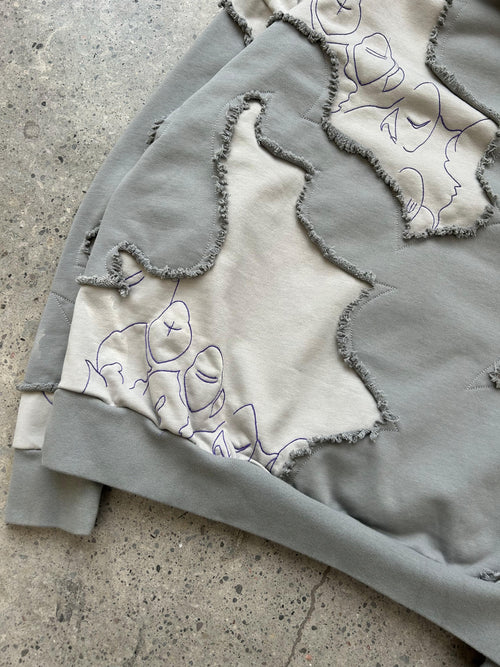 "LEVEL UP" Hoodie Grey